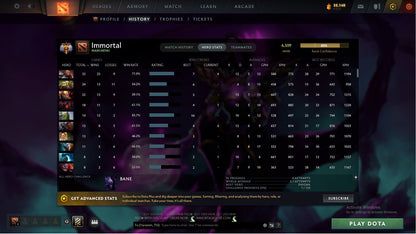 Immortal | MMR: 6509 - Behavior: 10551 - Communication: 10443