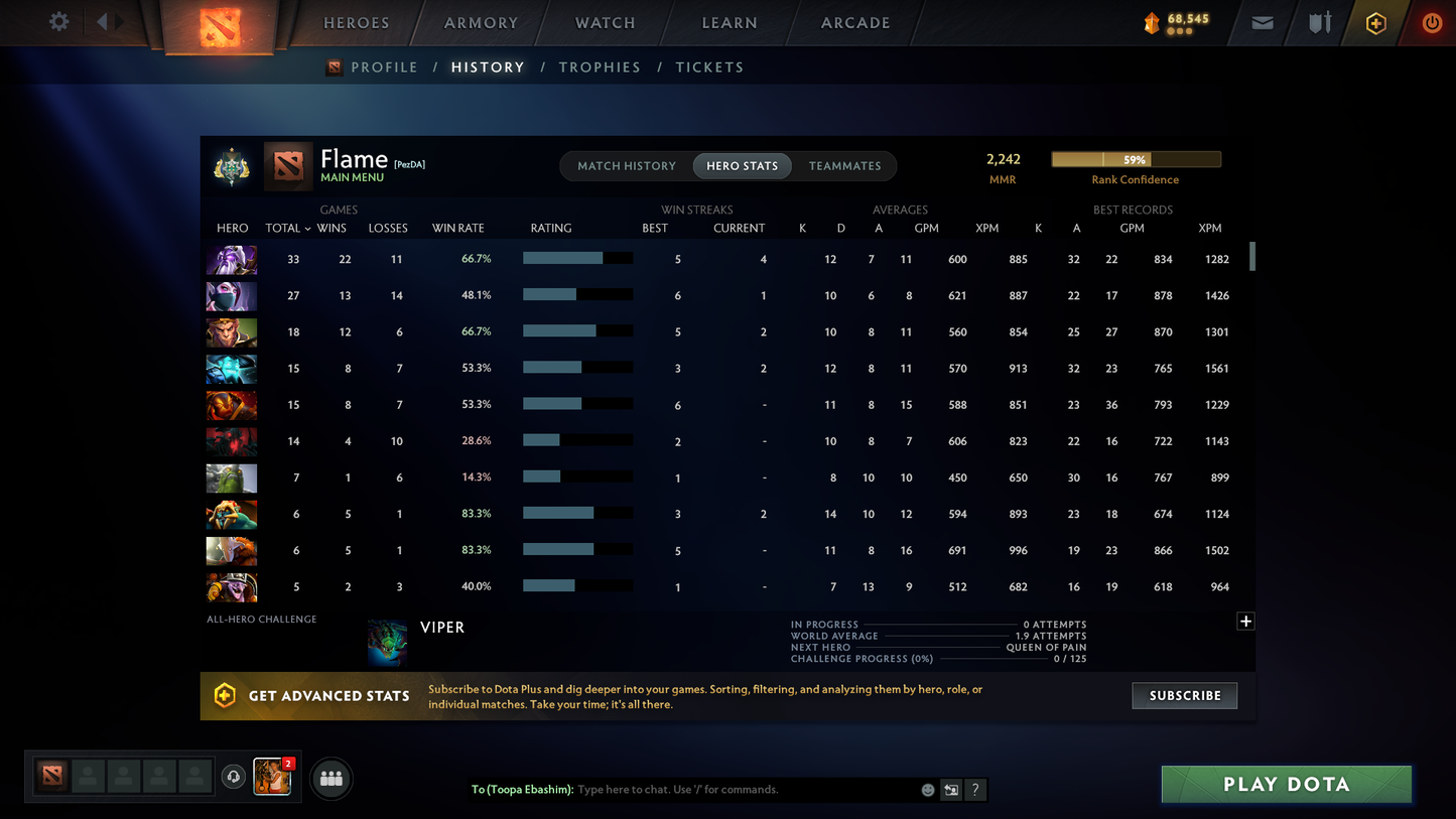 Archon I | MMR: 2242 - Behavior: 10197 - Communication: 9753