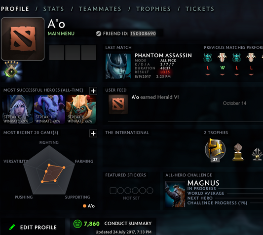 Herald V | MMR: 740 - Behavior: 7860