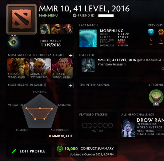 Herald II | MMR: 10 - Behavior: 10000