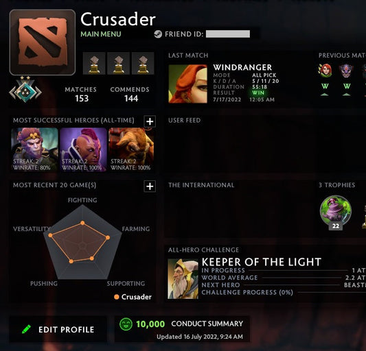 Crusader II | MMR: 1790 - Behavior: 10000