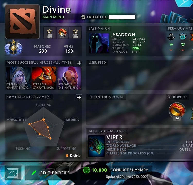 Divine I | MMR: 4710 - Behavior: 10000