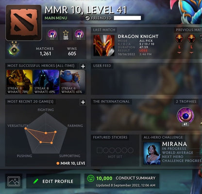 Herald II | MMR: 10 - Behavior: 10000