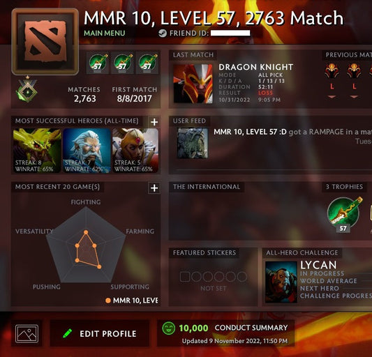 Herald I | MMR: 10 - Behavior: 10000