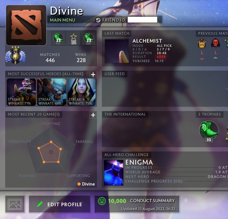 Divine III | MMR: 4990 - Behavior: 10000