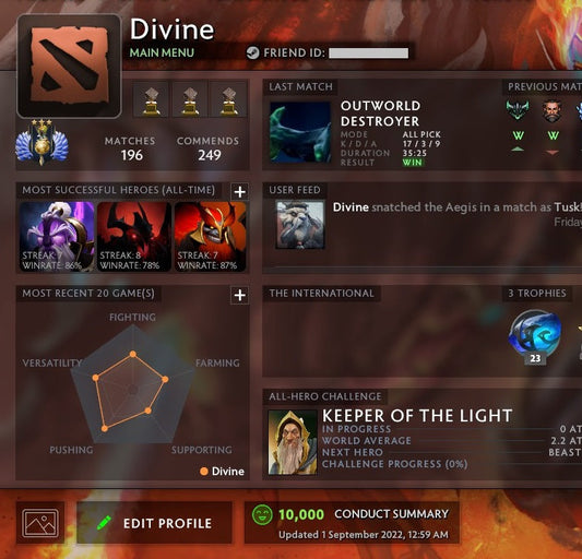 Divine III | MMR: 5060 - Behavior: 10000