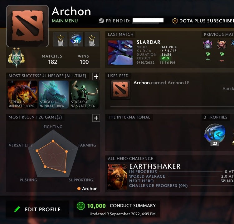 Archon II | MMR: 2620 - Behavior: 10000