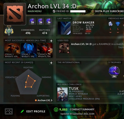 Archon III | MMR: 2510 - Behavior: 9885