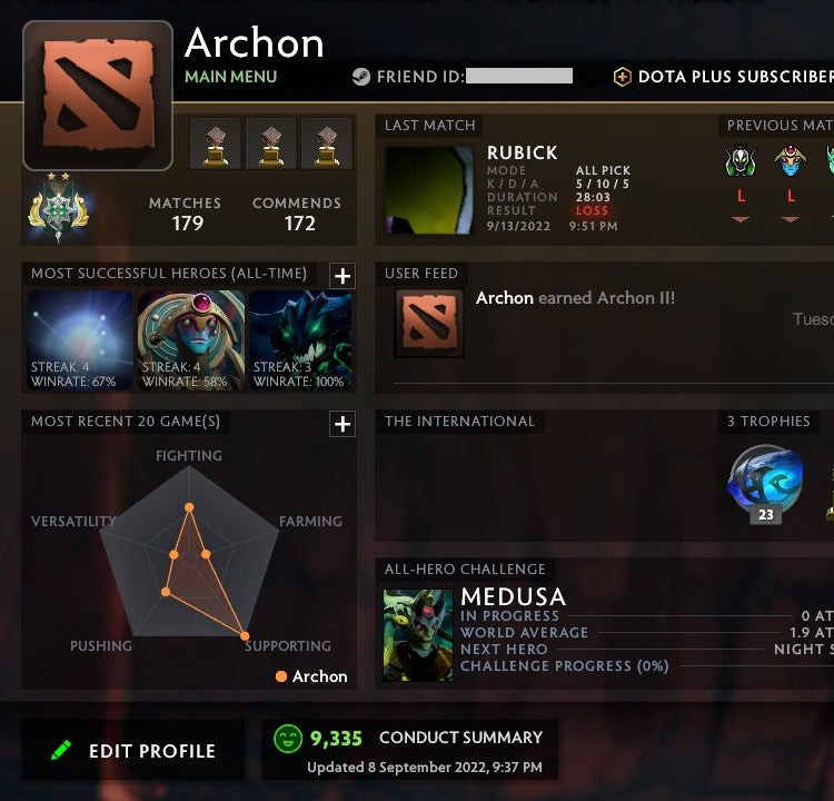 Archon II | MMR: 2600 - Behavior: 9335