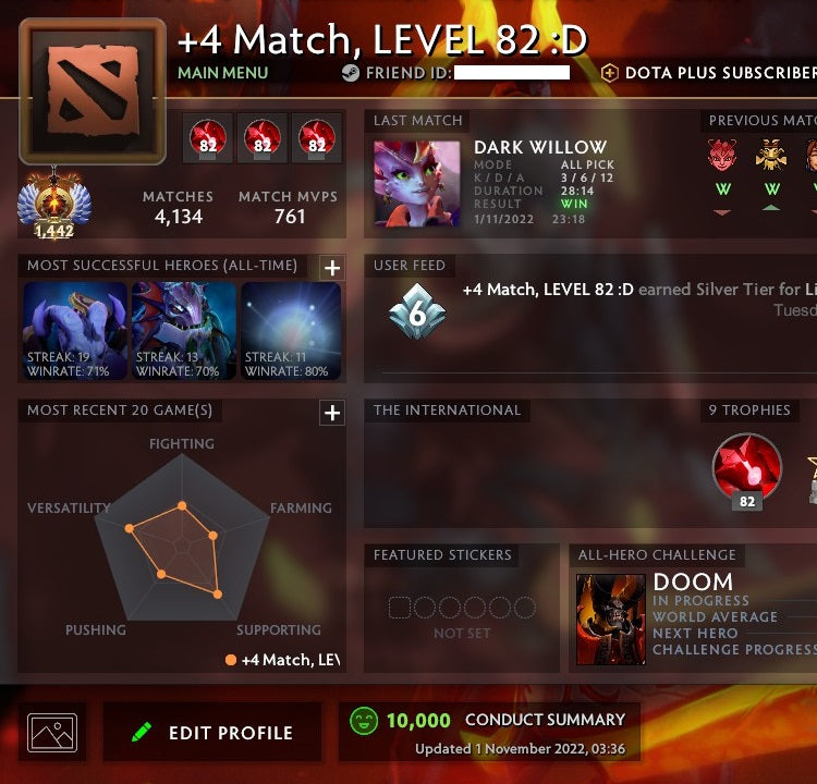 Immortal [Leaderboard] | MMR: 7440 - Behavior: 10000