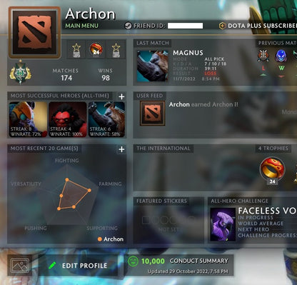 Archon I | MMR: 2390 - Behavior: 10000