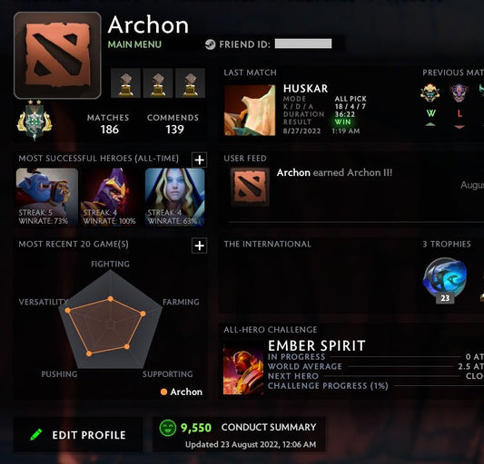 Archon II | MMR: 2620 - Behavior: 9550