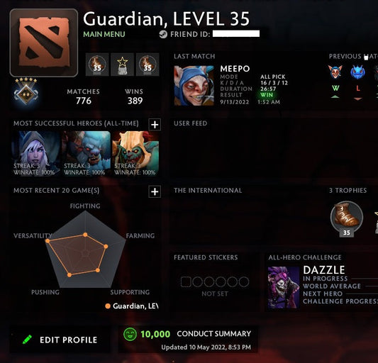 Guardian V | MMR: 1510 - Behavior: 10000