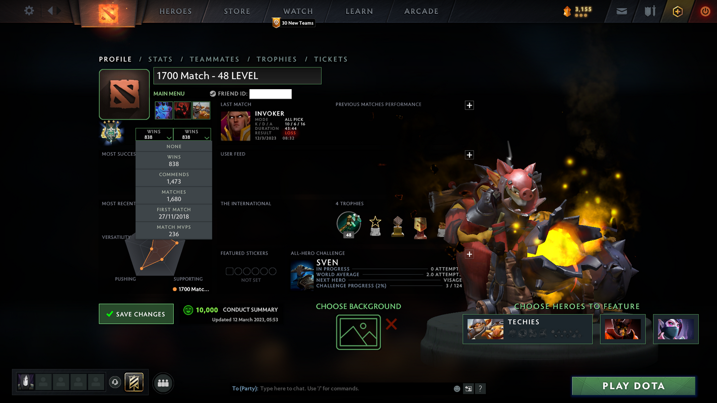 Archon IV | MMR: 2840 - Behavior: 10000