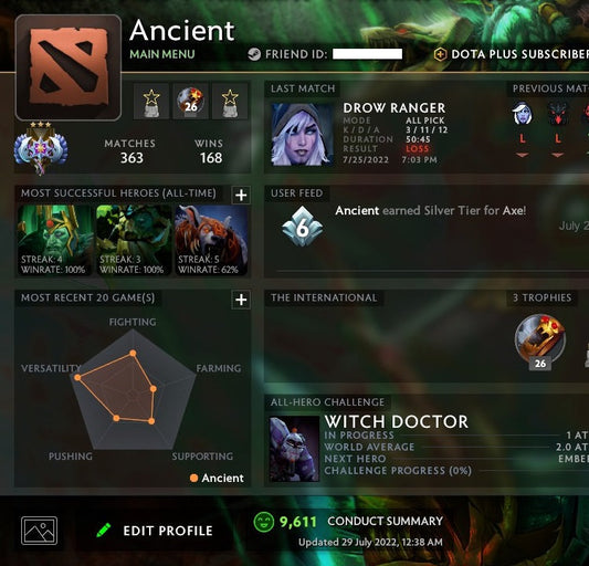 Ancient III | MMR: 4260 - Behavior: 9611